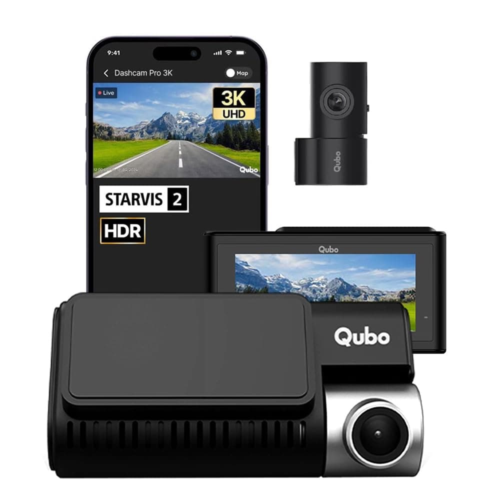 Qubo Car Dashcam Pro 3K